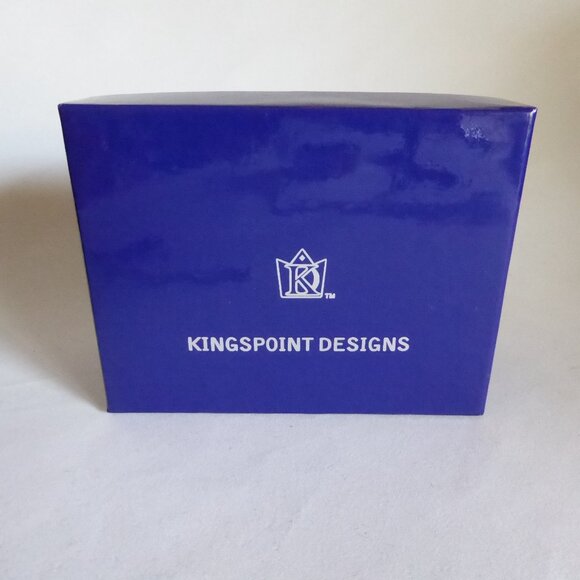 KINGSPOINT DESIGNS ENAMELED BEJEWELED STARFISH TRINKET BOX & NECKLACE (NEW BOX) - Picture 15 of 16